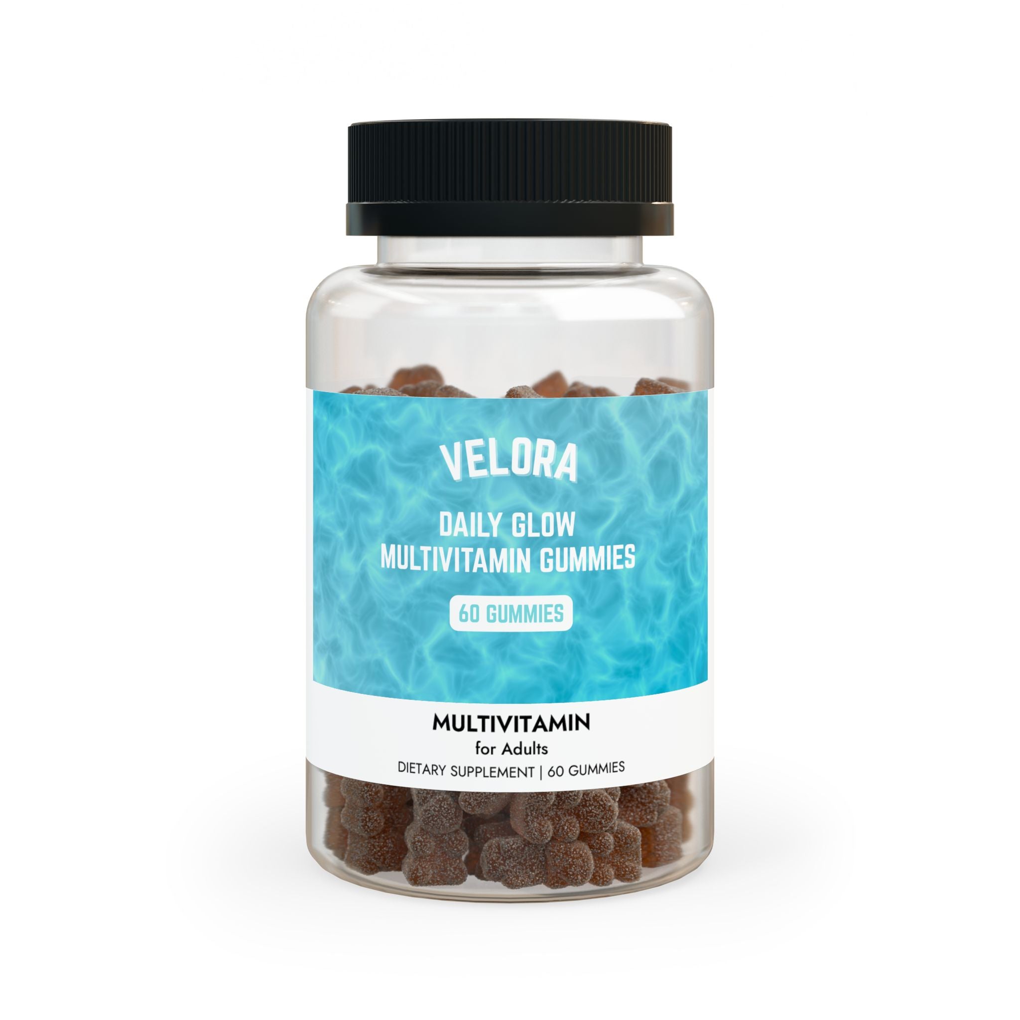 VELORA Daily Glow Multivitamin Gummies – Essential Vitamins for Energy, Immunity & Wellness (60 Gummies)