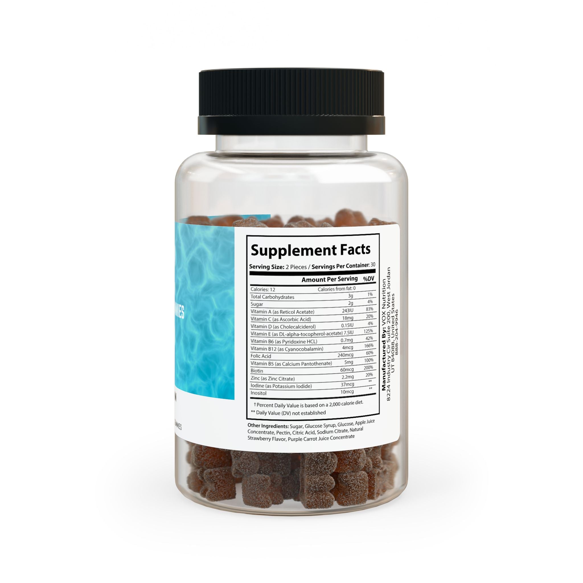 VELORA Daily Glow Multivitamin Gummies – Essential Vitamins for Energy, Immunity & Wellness (60 Gummies)