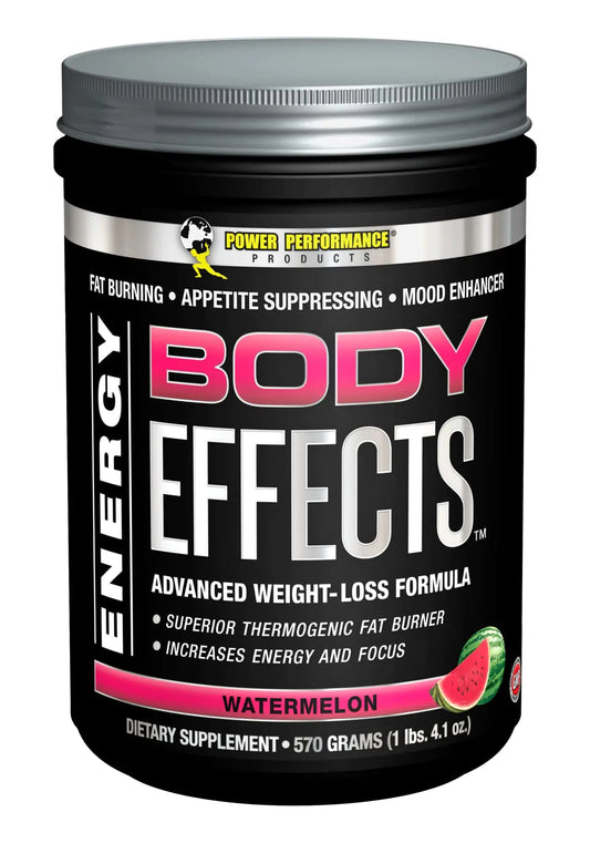 Power Performance Products Body Effects Pre Workout Supplement Watermelon 570 grams (1lbs. 4.1 oz) - Premium Supplements