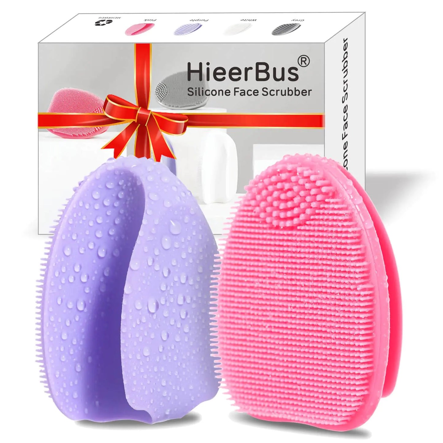 Silicone Face Scrubber2 Pack Face Scrubber for Women Men Facial Cleansing Brush Face Exfoliator Scrubber Brushes for Facial Cleansing Exfoliating Blackhead Removing Acne Pore Face Massaging - Premium Supplements