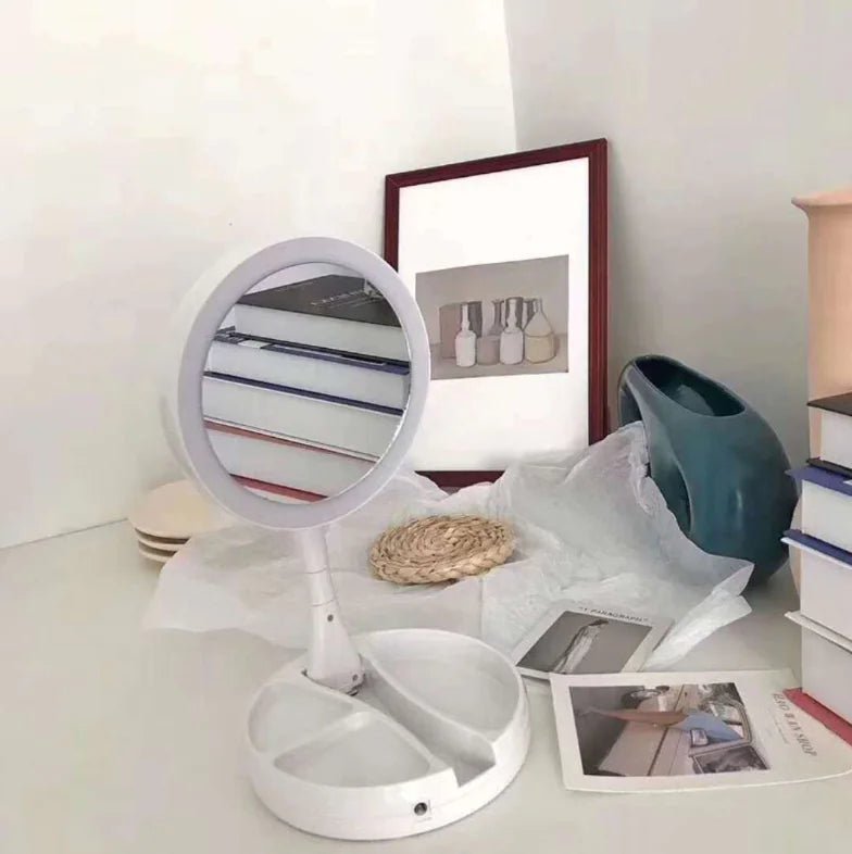 Folding Makeup Vanity Light with Cosmetic Box - Premium Supplements