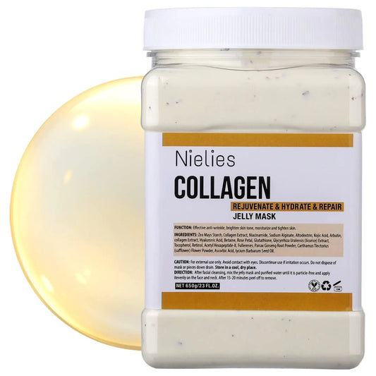 Nielies Hydro Jelly Masks for Facials Jelly Mask Powder Esthemax Hydro Jelly Mask Moisturizing& Hydrating 23 Fl Oz (Collagen) - Premium Supplements