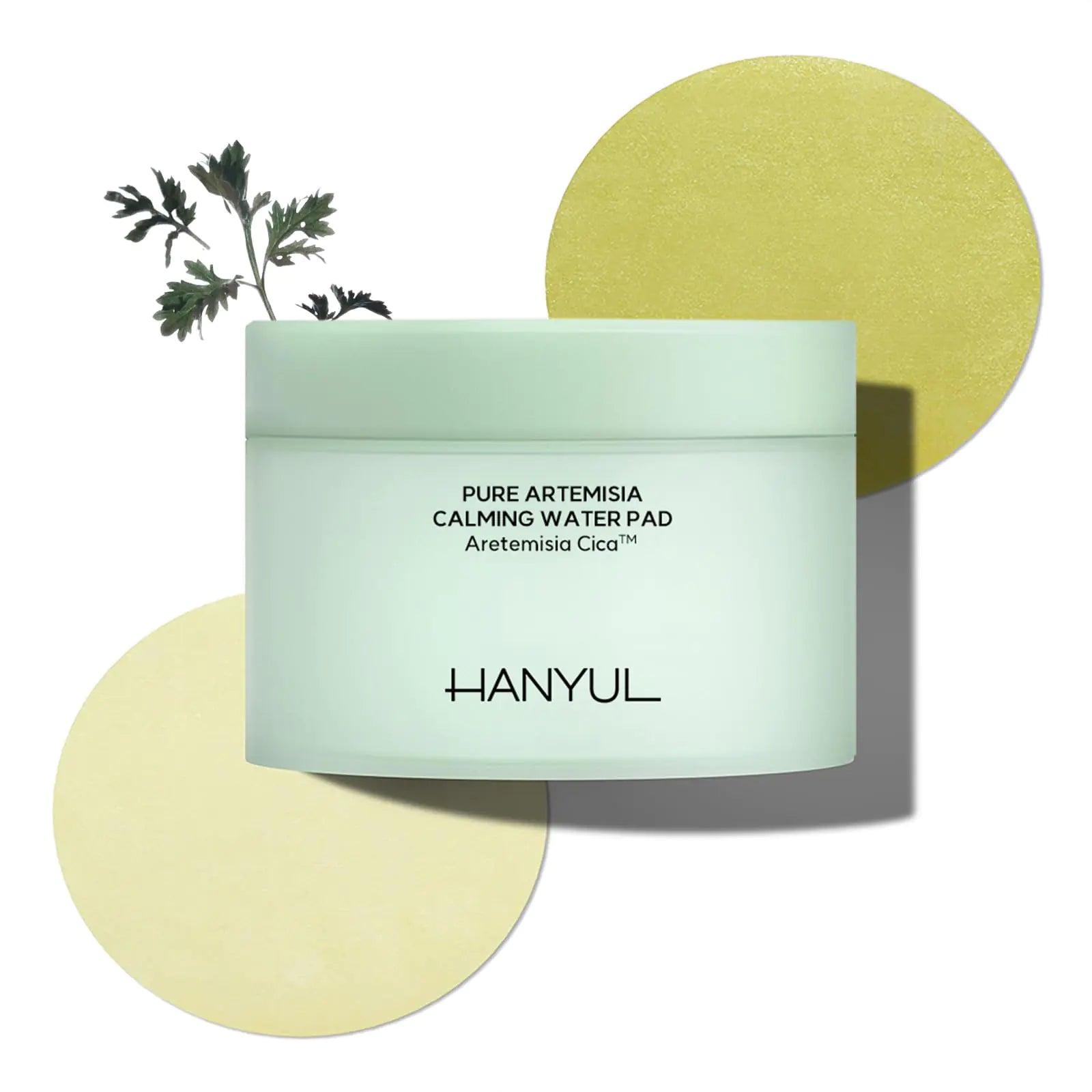 HANYUL Pure Artemisia (Mugwort) Calming Toner Pads | Deep Moisturizing and Quick Soothing Herb Extracts with Cica Korean Pre - makeup Skincare Redness Relief Masks 60 Sheets 5.74 Fl Oz - Premium Supplements