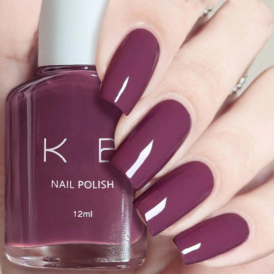 ASMAYSA Jelly Purple Nail Polish Quick Dry Jelly Polish Gel Long Lasting Dark Purple Nail Polish for Women and Girls Purple Jelly Gel Nail Polish Gift - Premium Supplements