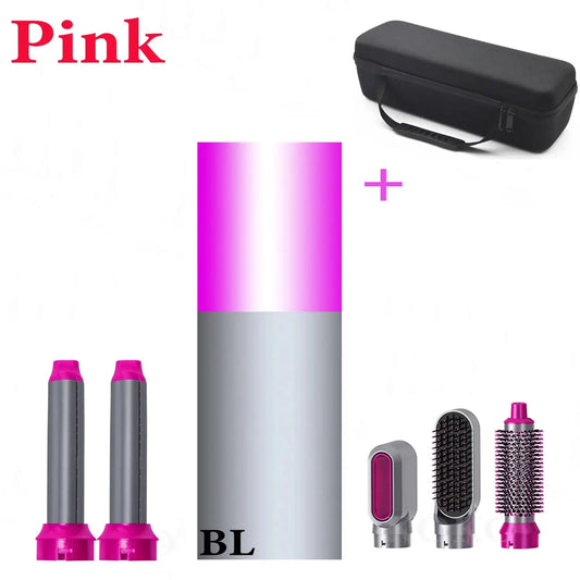 5 - IN - 1 Detachable Blow Dryer Brush For Straightening & Curler Curling Iron - Premium Supplements