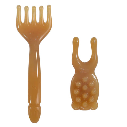 DUAIU Head Massager Scalp Manual Hair Scalp Massager Gua Sha Five Claw Scalp Massage Tool Comb Facial Massager for Head Face Eye Nose Jaw Neck - Premium Supplements