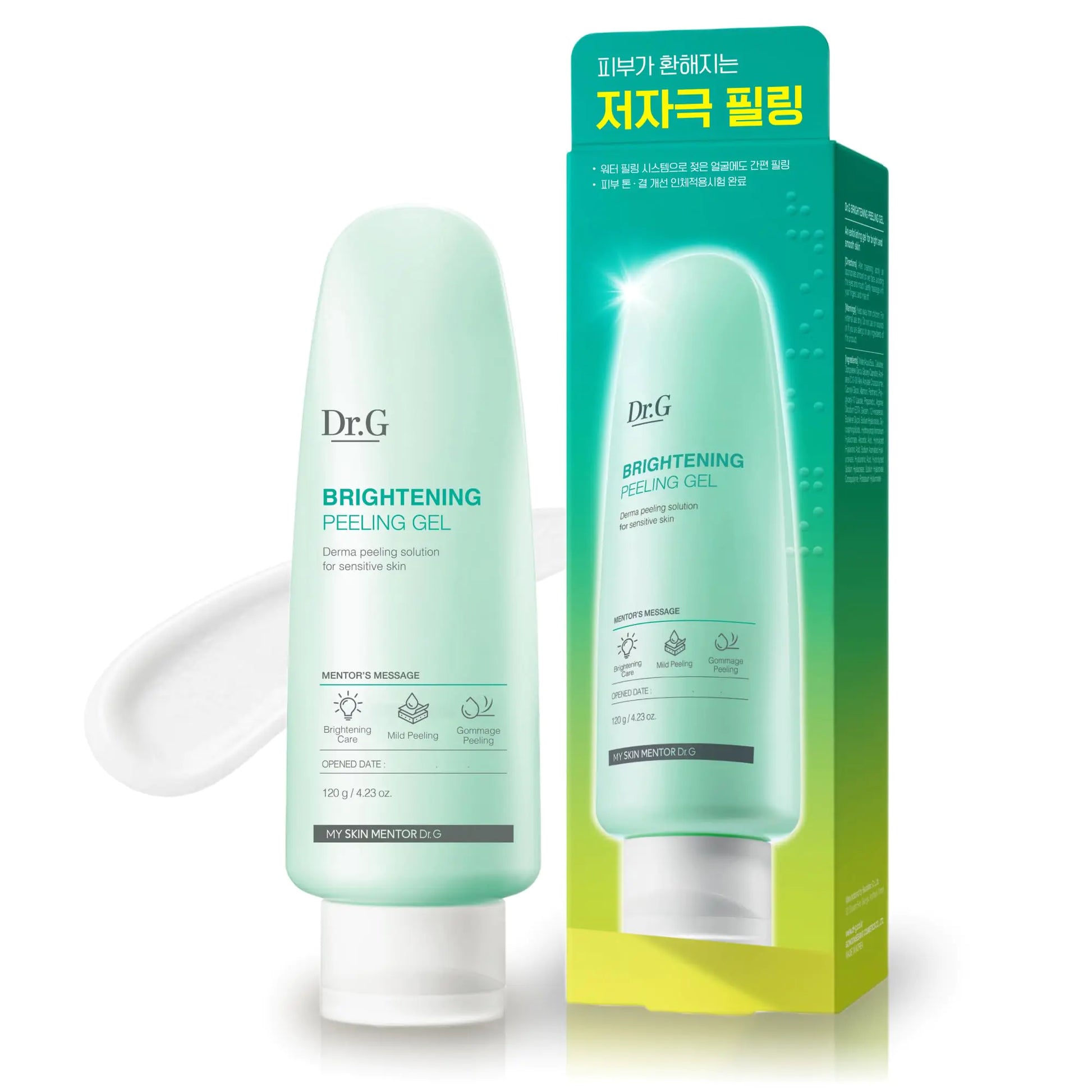 Dr.G Korean Derma Peeling Gel 120ml - Facial Peeling Gel For Face Exfoliating Gel For Face Face Exfoliator Korean Skin Care Korean Skincare Korean Beauty Products Kbeauty K Beauty Skincare - Premium Supplements
