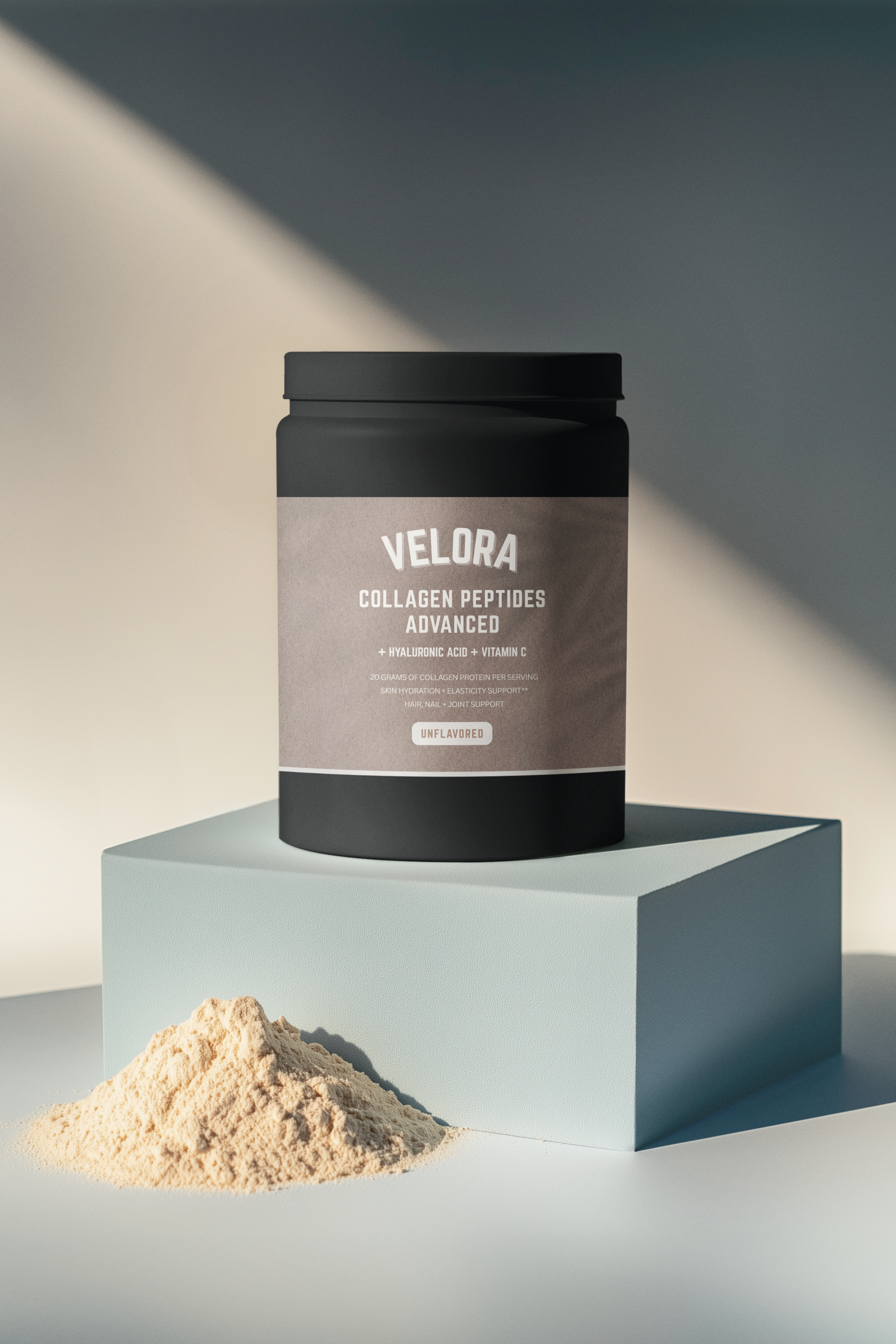 VELORA Strength Creatine Monohydrate Powder – Clean Performance & Muscle Recovery (300g / 10.58 oz)